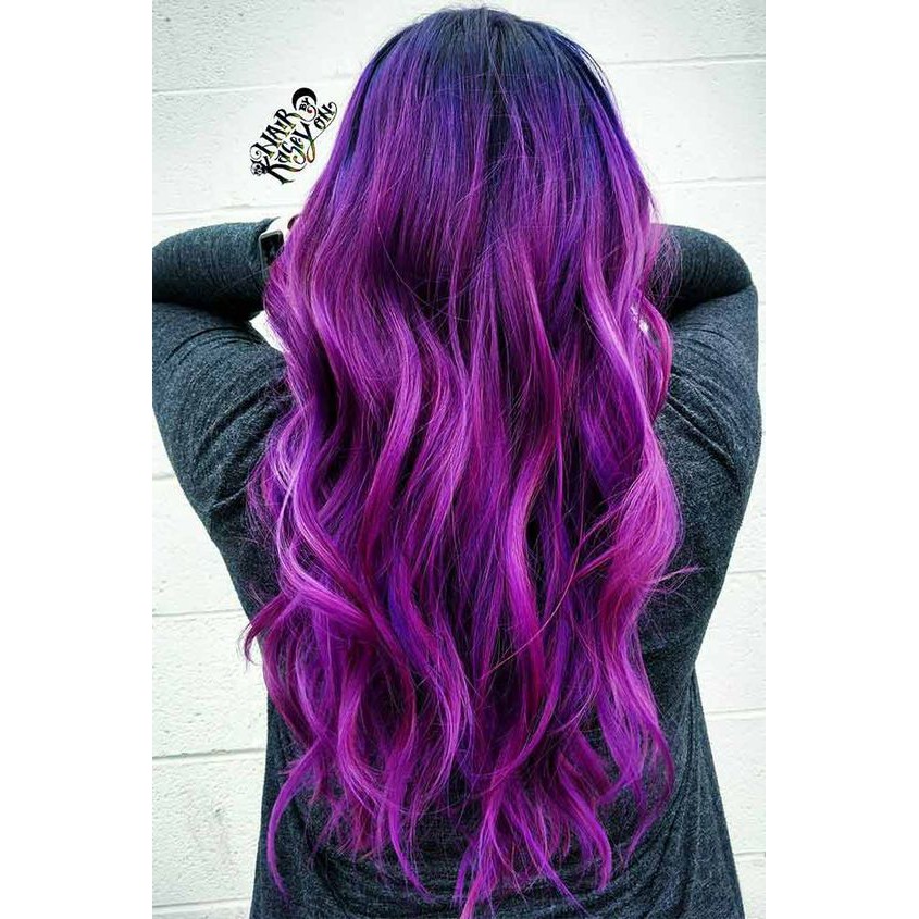 COLORE FRESCO - GRAPE color cream cat pewarna rambut ungu