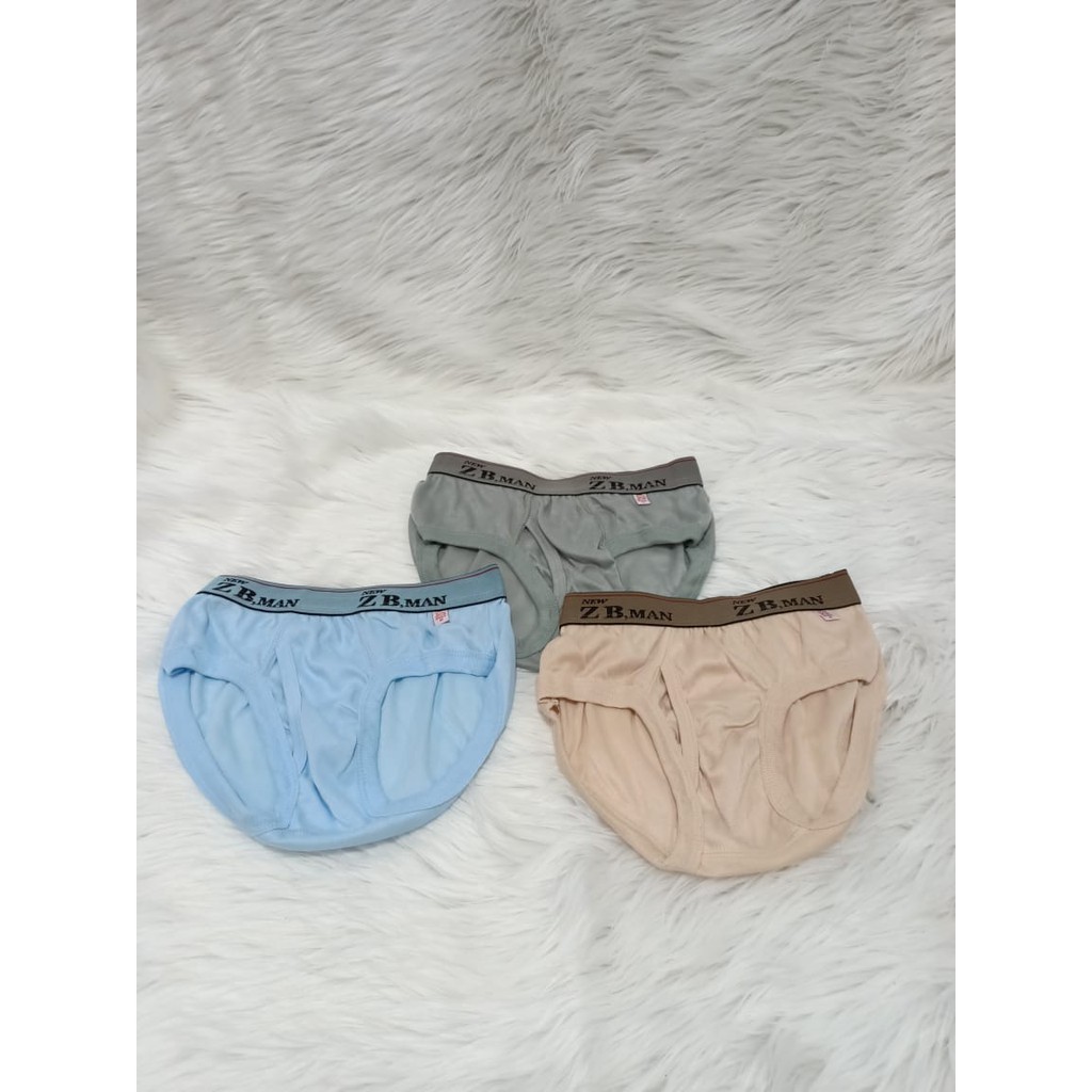 3pcs Celana dalam Pria | Men Underwear | ZB Man | Murah Berkualitas