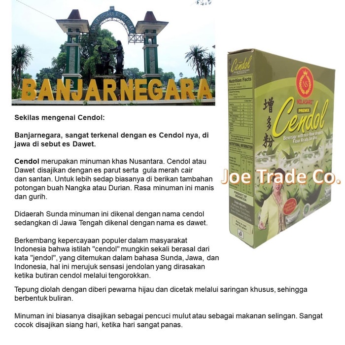 

cs01477 Tepung Cendol 400 Gr Tepung Instant Premix Nilasari Da01D100