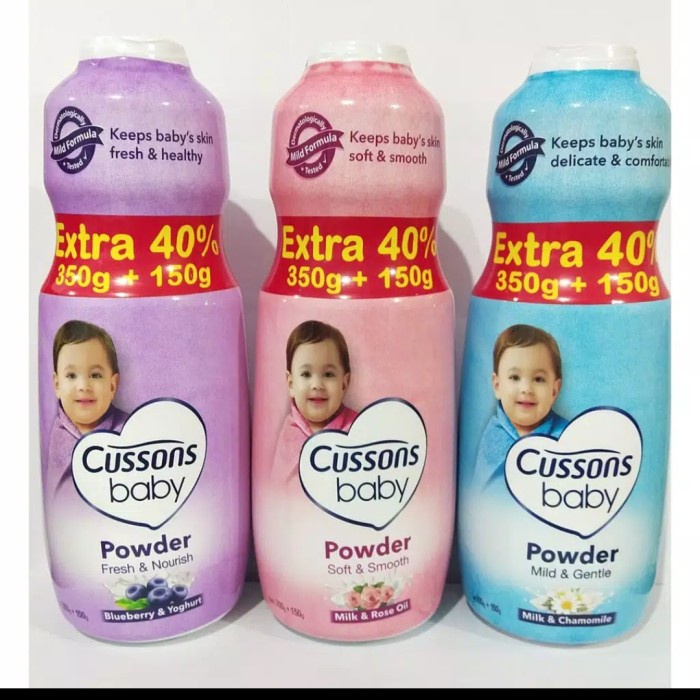 Cussons Powder 350g + 150g - Casons Bedak Bayi