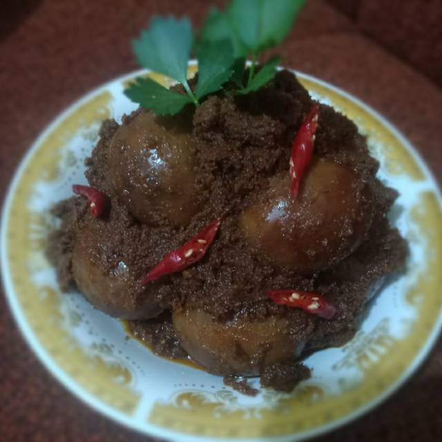 

Rendang telur itik