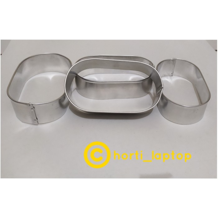 

asygRs Ring Roti Oval / Ring Burger Oval / Ring Cutter Oval 10X6X3 D5Smuc