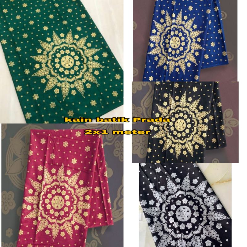 KAIN BATIK PRADA MOTIF RODA BUNDAR 2x1 meter