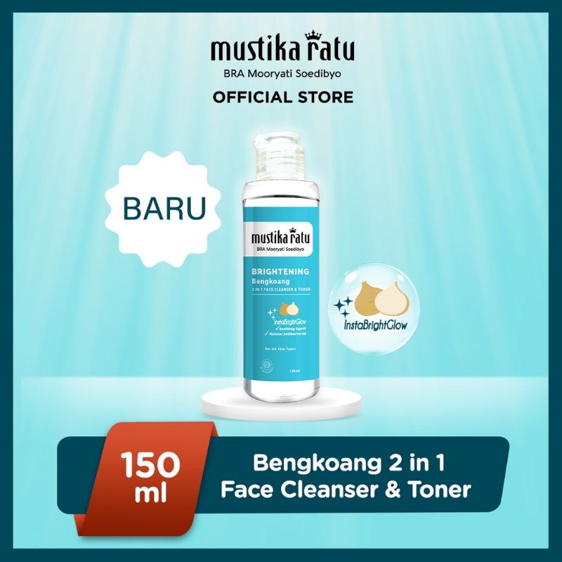 2 in 1 face cleanser bengkoang mustika ratu