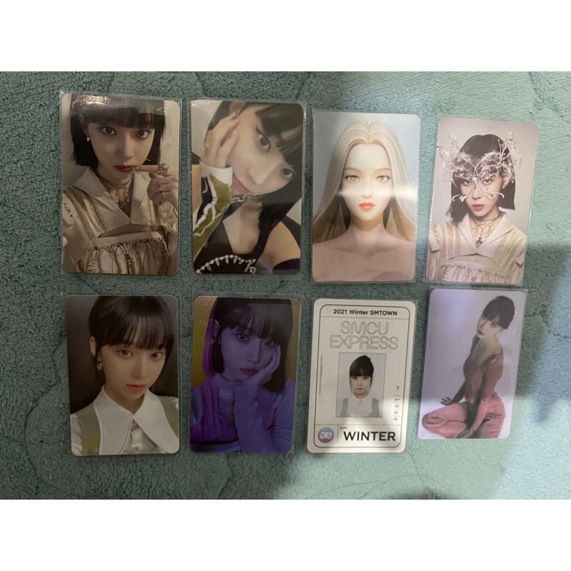 winter aespa pc album nunmul pos synk dive smcu photobook savage