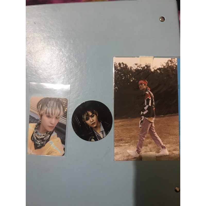photocard pc circlecard cc yangyang awaken the world postcard yangyang kick back wayv