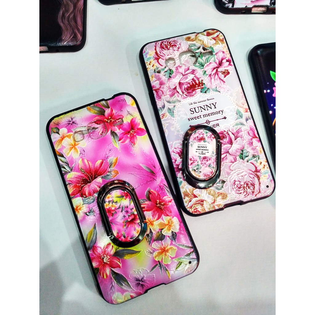 Casing Oppo A83 Silikon Water Glitter Case Batik Henna TERBARU