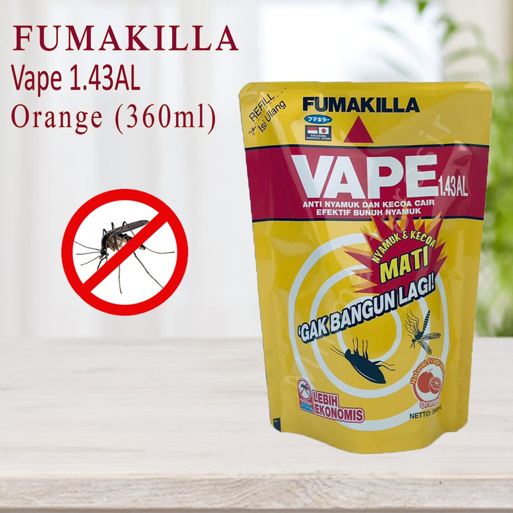 Fumakilla / Vape ./ Anti nyamuk dan kecowa / Orange