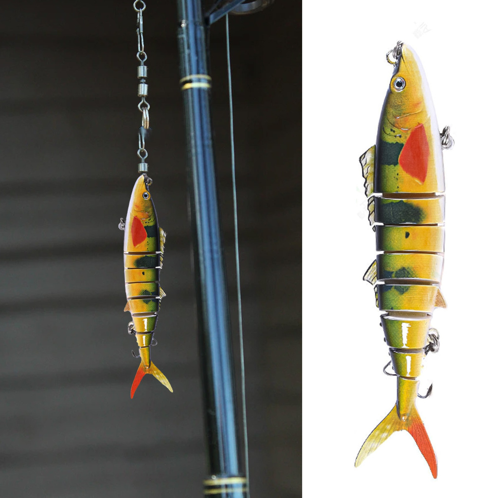 [Jianxin] Umpan Pancing Tiruan Bentuk Ikan 8 Bagian 17.8cm 38g Bahan Abs
