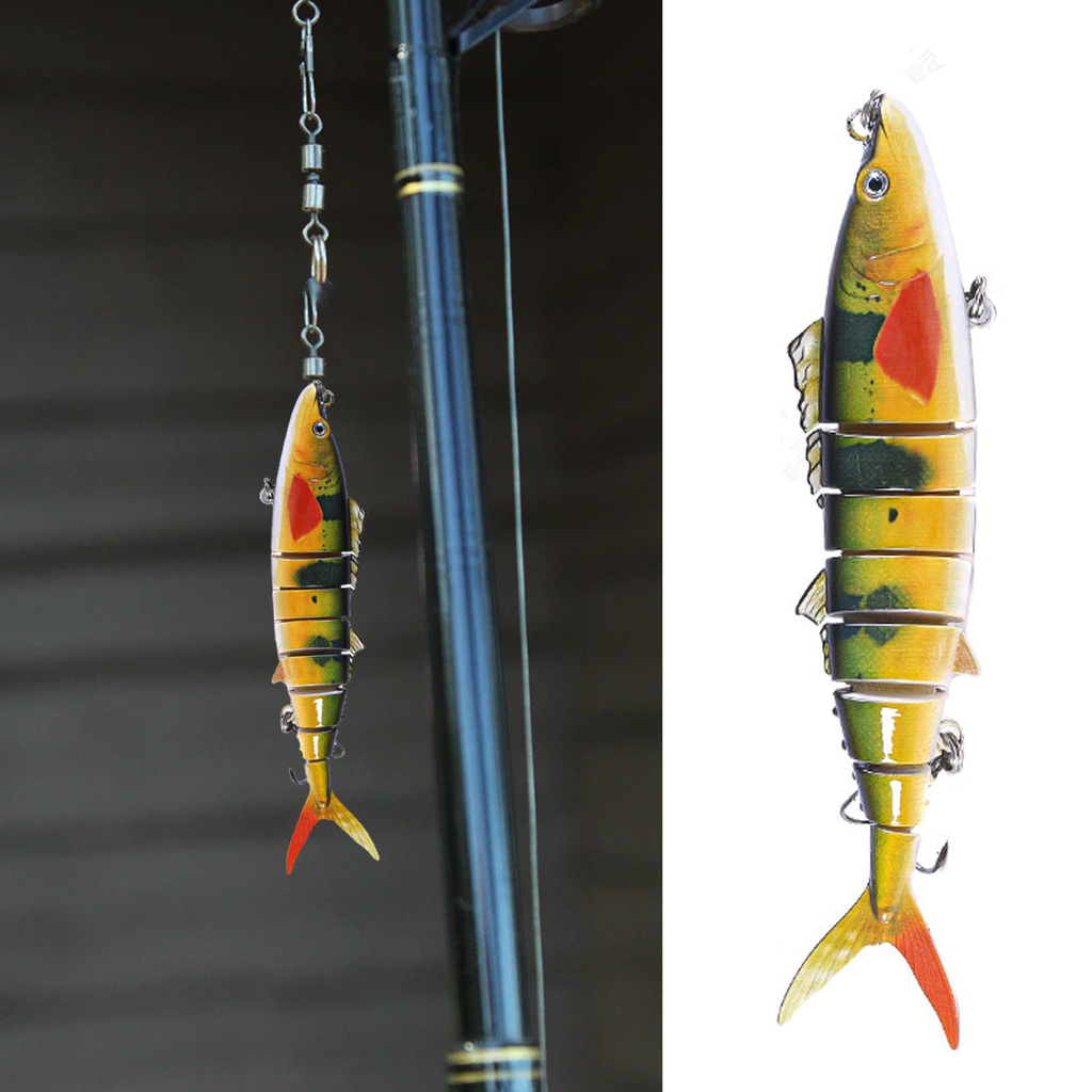 [Jianxin] Umpan Pancing Tiruan Bentuk Ikan 8 Bagian 17.8cm 38g Bahan Abs