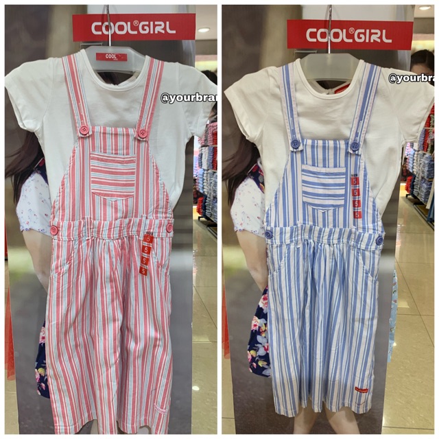 Set overall anak perempuan COOL GIRL original