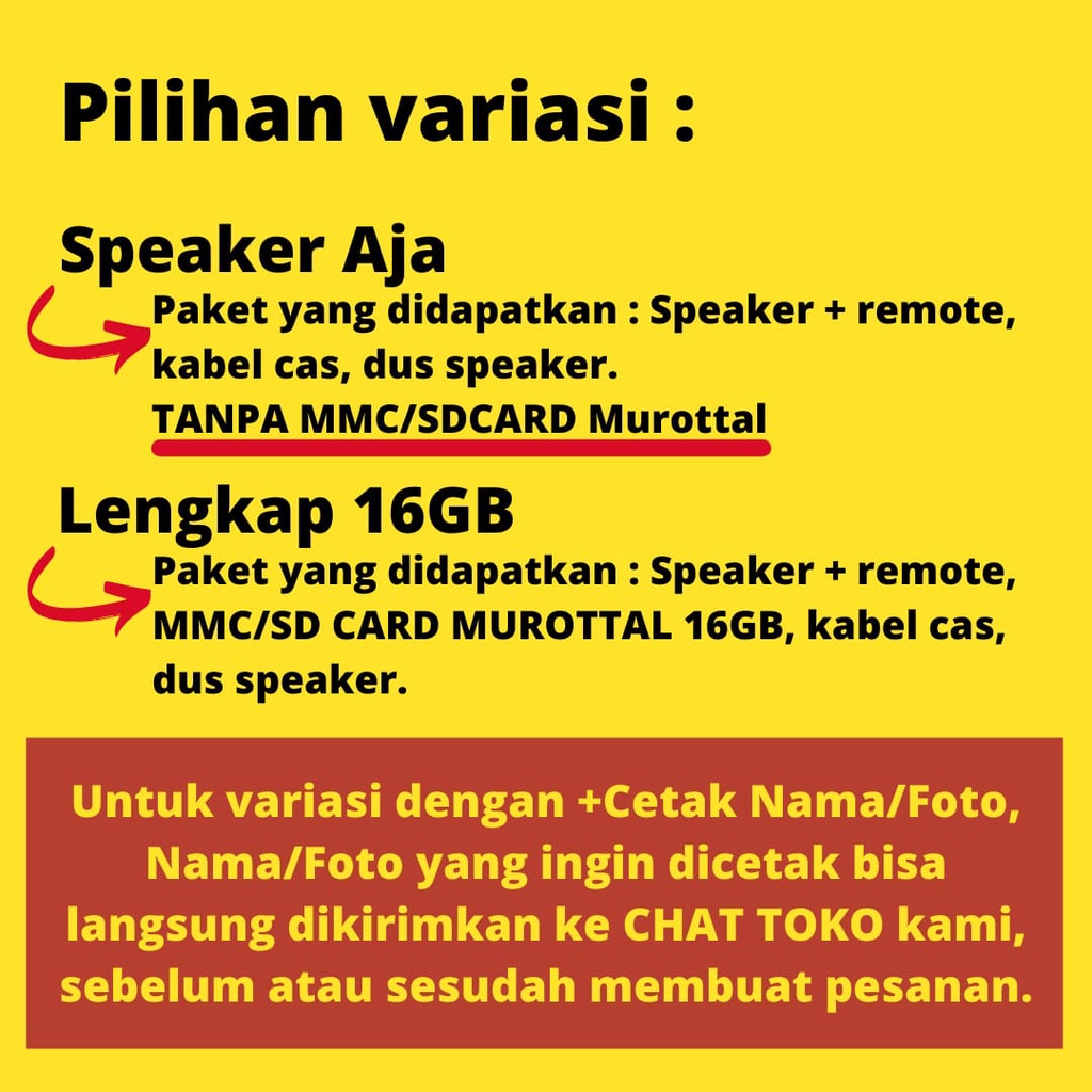 Speaker Murottal Al-Quran - RHIMOA V-600 CUBE- 16GB