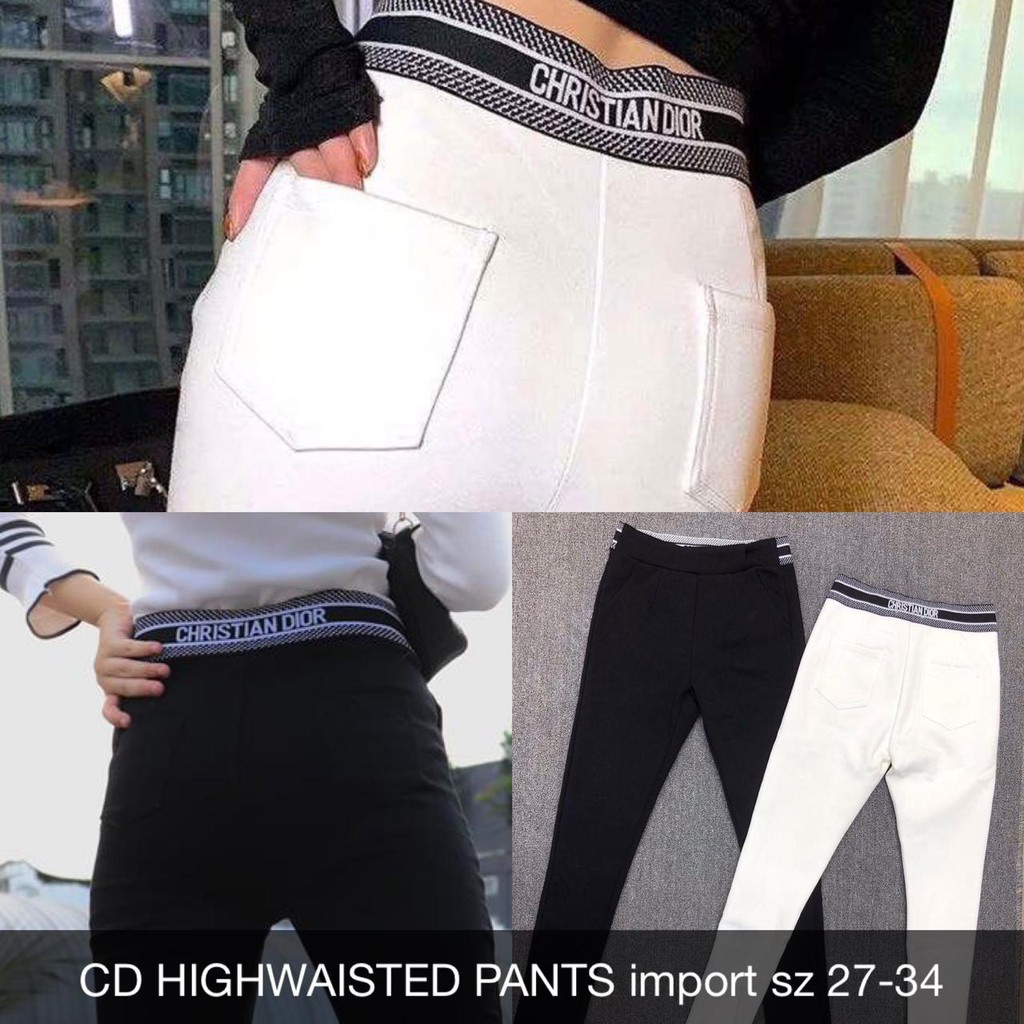 CELANA JEANS WANITA CD HIGHWAISTED PANTS