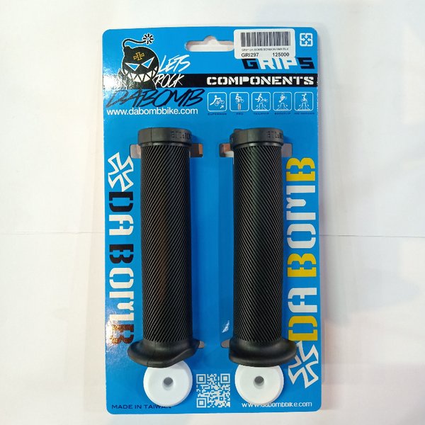 Grip Sepeda Dabomb Bonbon Lock Pegangan Stang Black Original Untuk DJ BMX