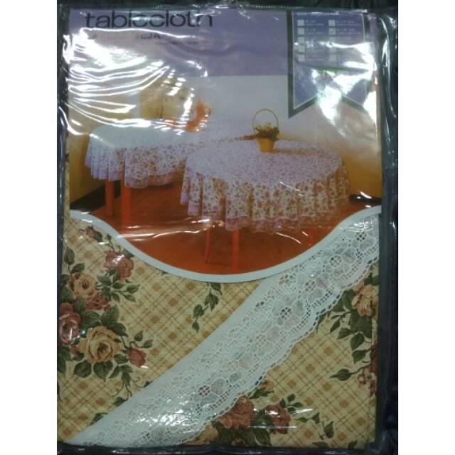 TAPLAK MEJA MAKAN PLASTIK MEIWA OVAL  / TAPLAK MEJA MAKAN PLASTIK BAGUS