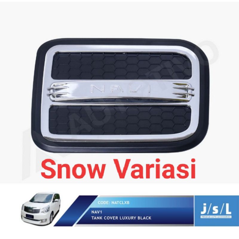 NAV 1 tutup tangki mobil tank cover luxury black JSL