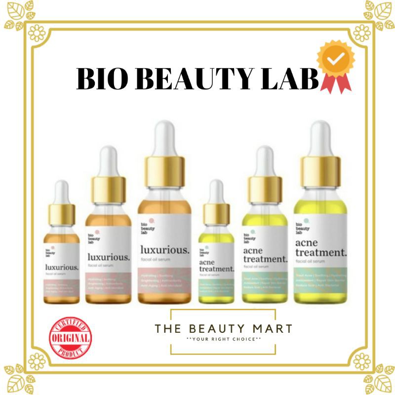 Bio Beauty Lab Luxurious &amp;Acne Treatment Healing Facial Oil Serum Series 5ml/10ml 20ml Phyto Essence