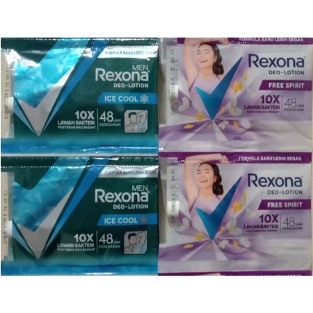 REXONA SASET 9g ICE COOL / FREE SPIRIT / CERAH SEGAR