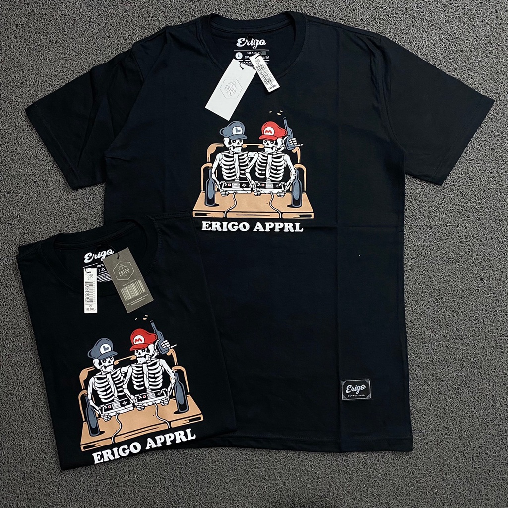 KAOS PRIA / KAOS LENGAN PENDEK PRIA / KAOS DISTRO ERIGO APPAREL/ BAJU KAOS ERIGO TERBARU