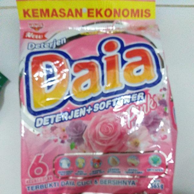 Daia Deterjen Detergent Dan Softener Pink 555 Gram