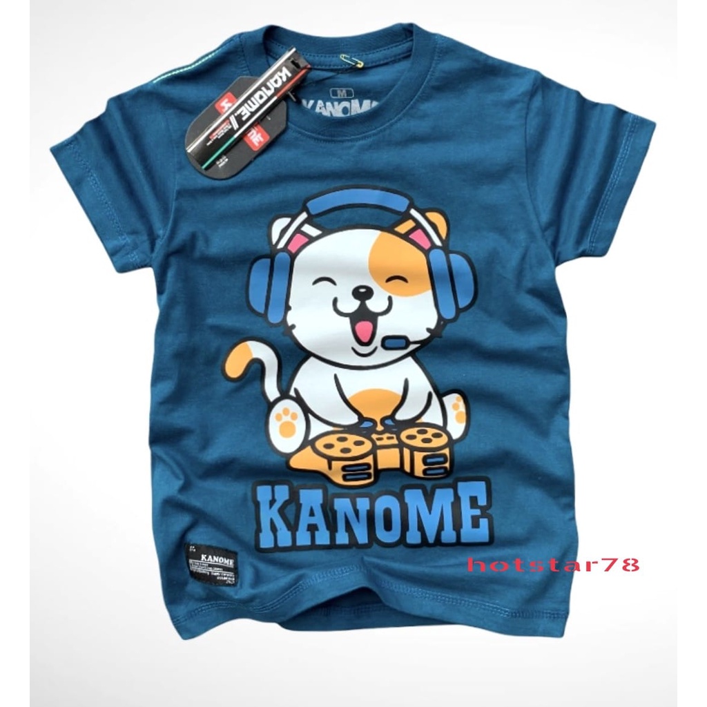 Baju Kaos Distro Anak Laki Laki 1-12 Tahun Bahan Cotton 30s