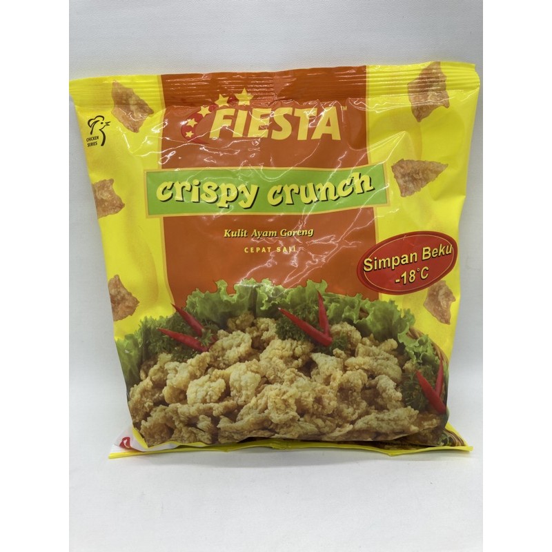 Fiesta Crispy Crunch KULIT AYAM GORENG FROZEN FOOD 300g [ KHUSUS GOSEND GRAB SAJA ]