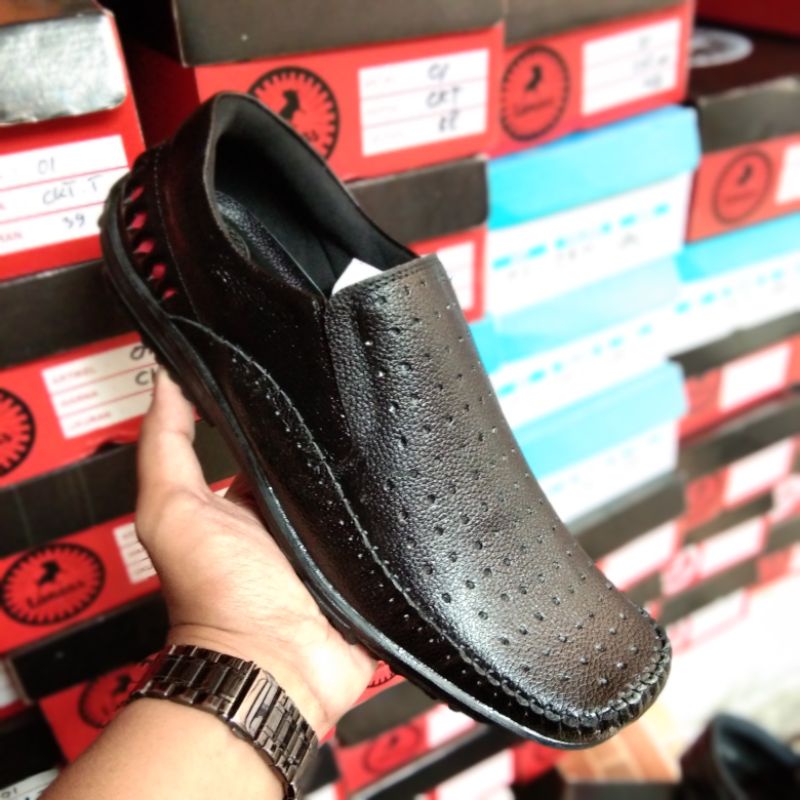 Sepatu Pria Kulit Casual Kerja santai cowo