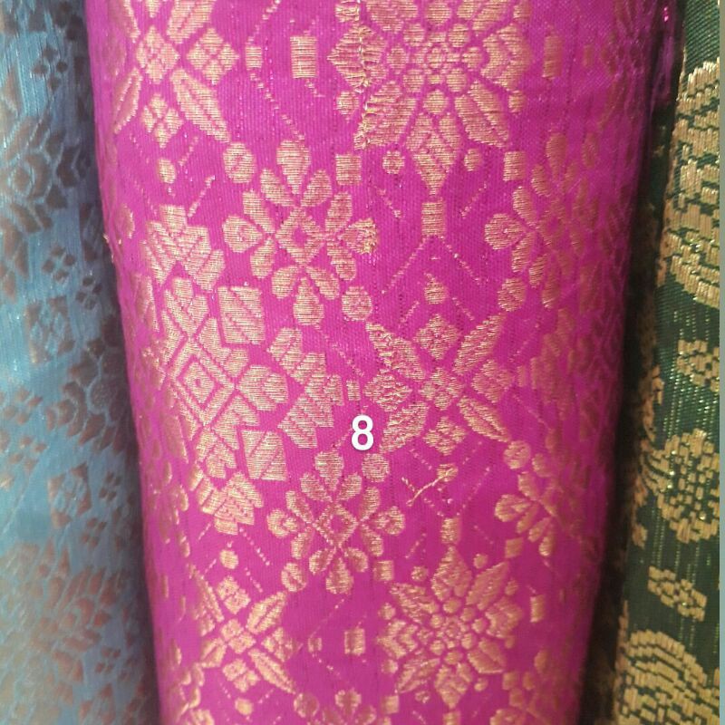 Kain songket/Bahan songket/Semi Palembang