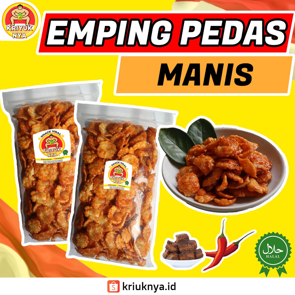 

[VIRAL] EMPING PEDAS MANIS ASLI (4 ONS)100%HALAL HITS REKOMEN Emping Melinjo RENYAH GURIH JAMIN ENAK