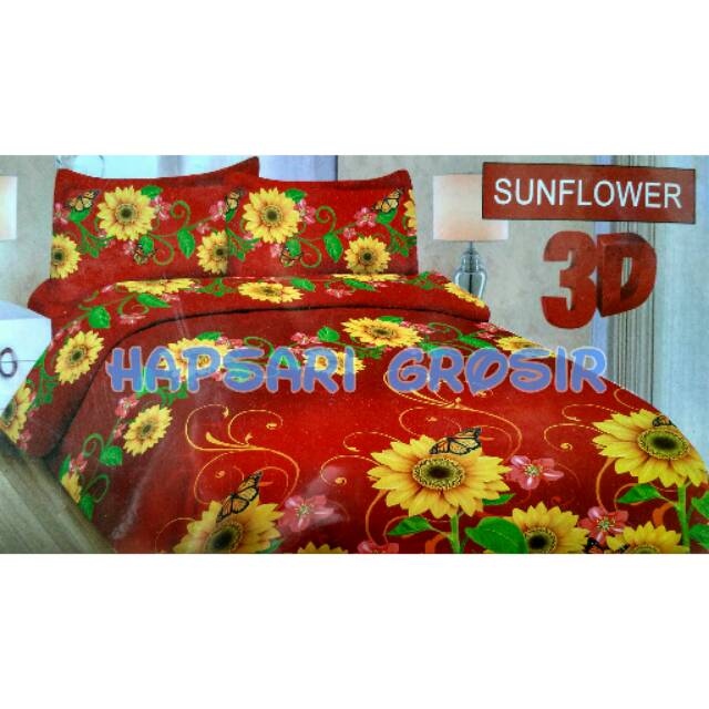 Sprei Bonita 180*200cm motif Sunflower