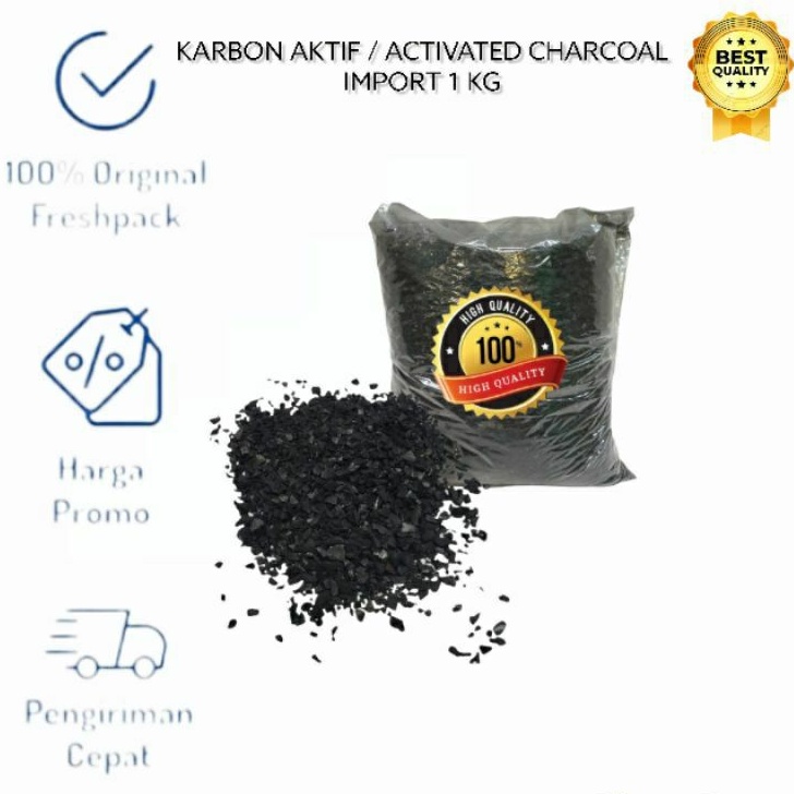 KARBON AKTIF GRANULAR 1KG / CARBON ACTIVE MEDIA FILTER PENJERNIH AIR