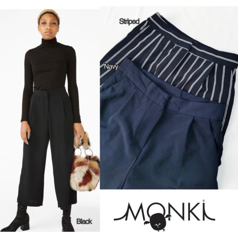 M*nki wide leg cullotes pants