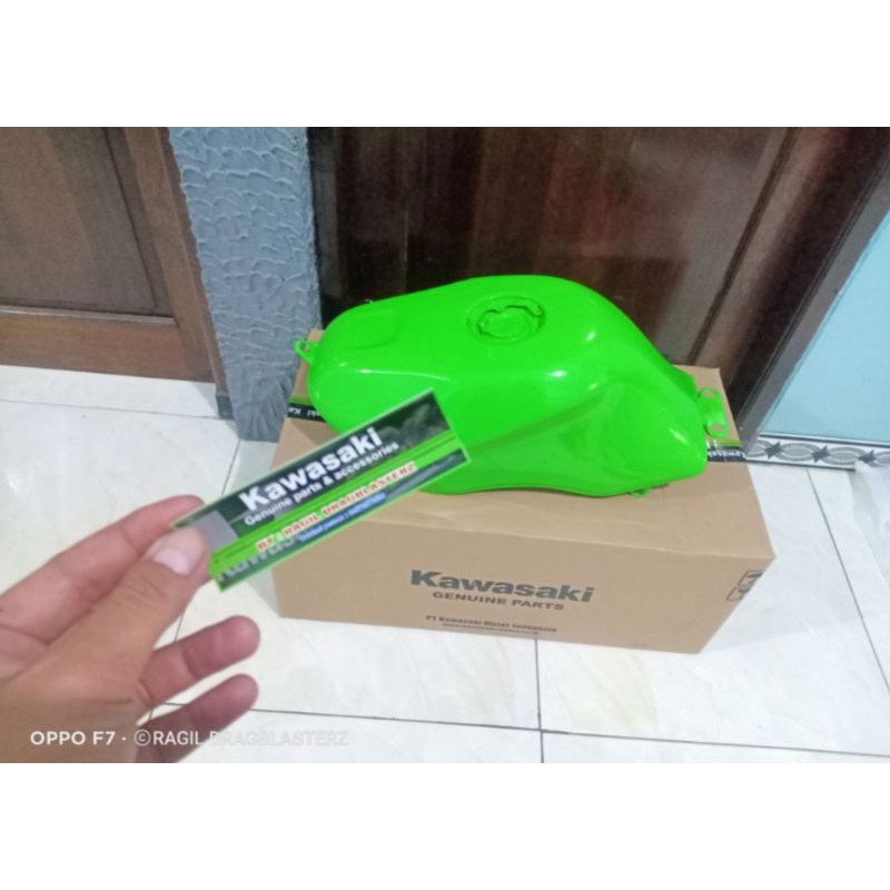 tangki new ninja rr ninja rr old se hijau original Kawasaki