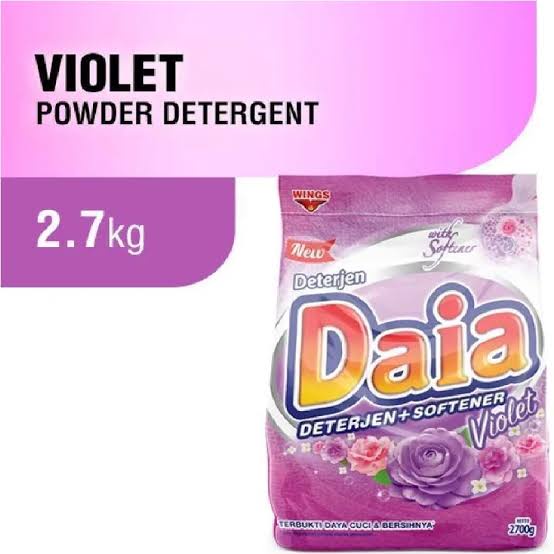 Daia 2.7 kg Violet Sabun Cuci Pakaian Detergen Deterjen