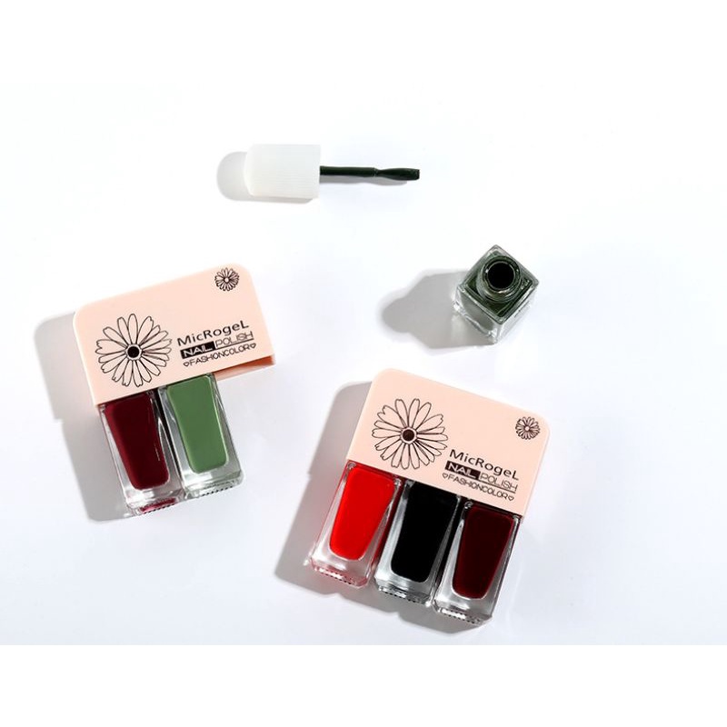 Kutek Halal Muslimah Oulisi Microgel Nail Polish 3 In 1 Kutek Kuku Halal Original