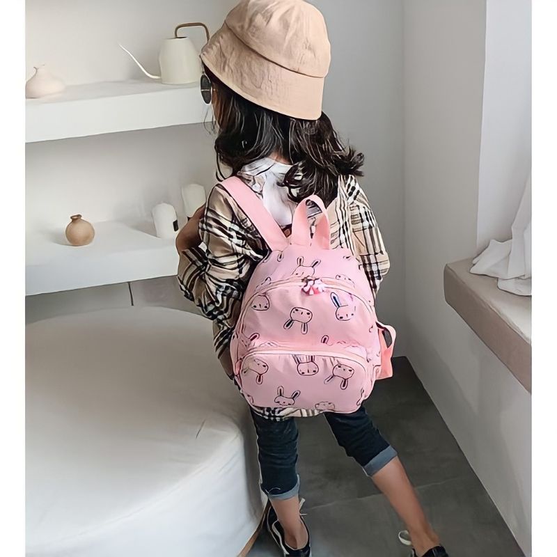 Tas Ransel Motif Playboy / Tas Sekolah / Tas Perempuan / Tas Kecil / Tas Korea