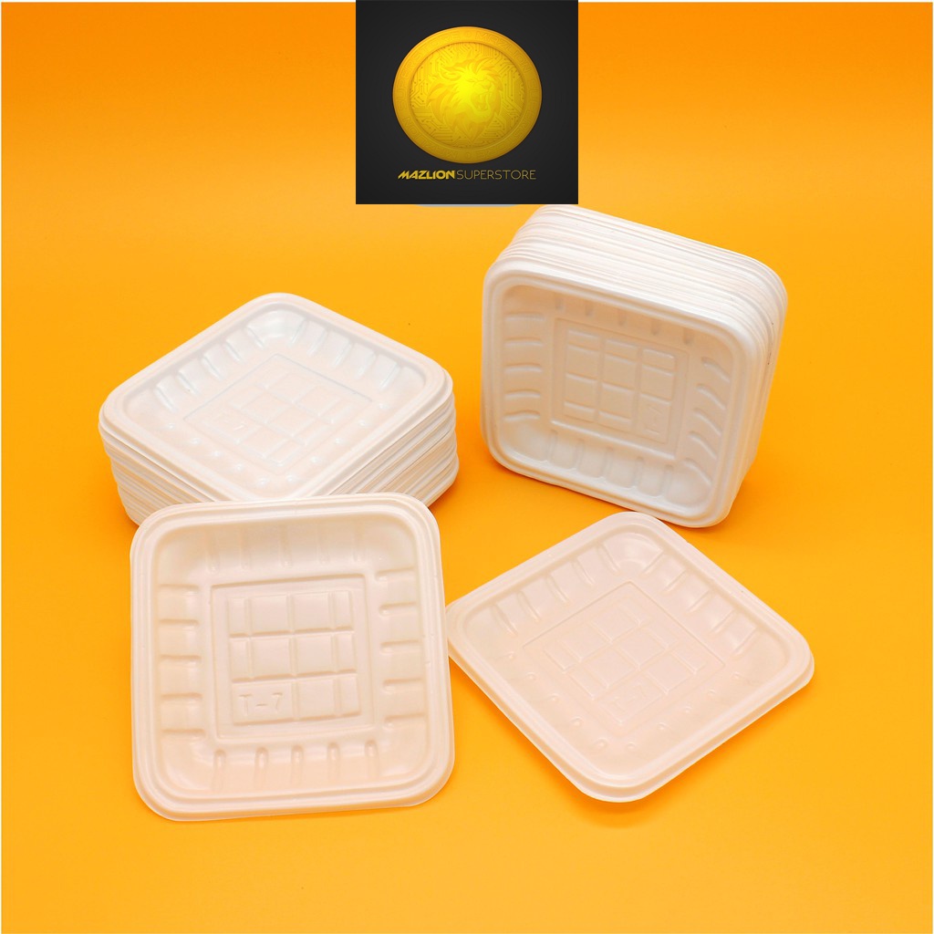 Mika Tray Putih Alas Tempat Wadah Buah Sayur Daging Kue