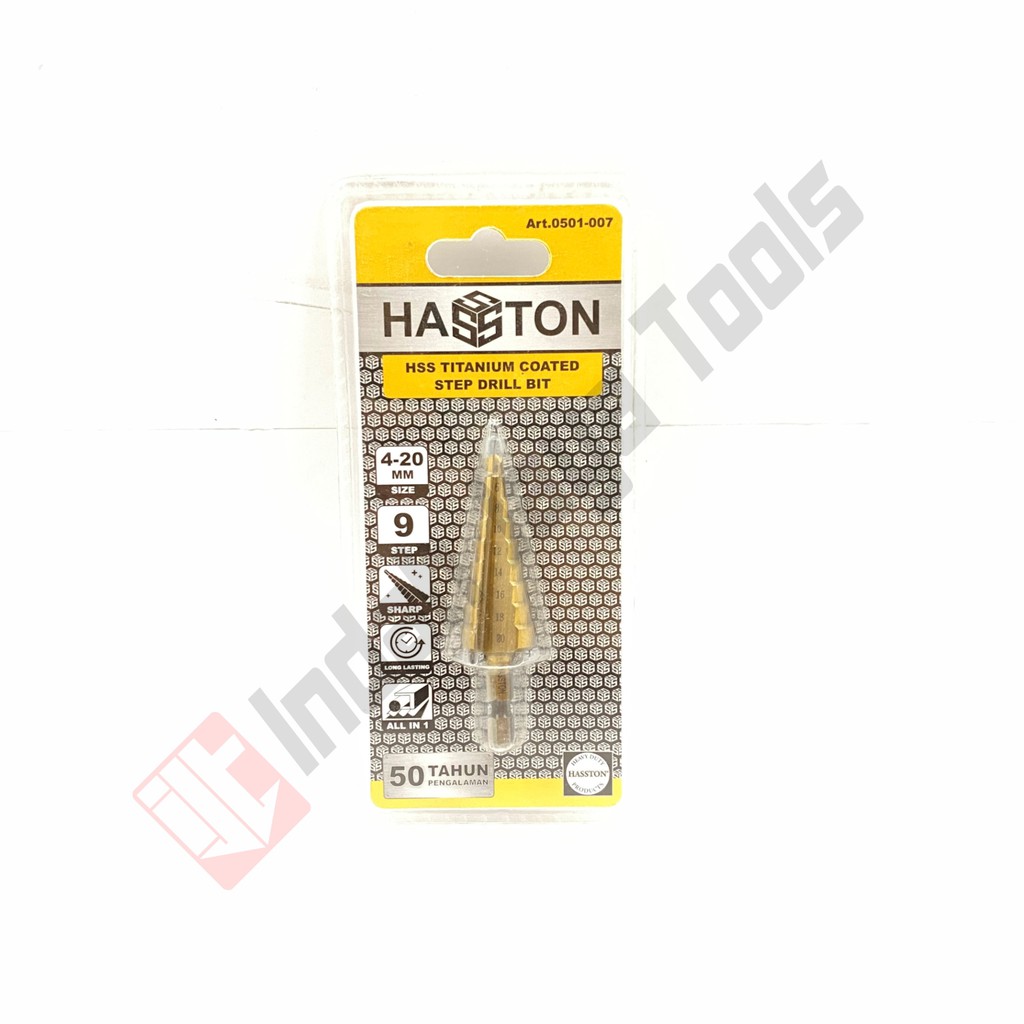 HASSTON Mata Bor Pagoda 3-12 4-20 4-32 mm SATUAN - Step Drill Besi