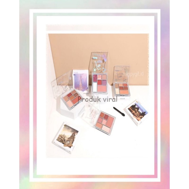 Eyeshadow 7 Warna I Lameila I Eyeshadow Pallete Lameila IKecantikanILameila EyeshadowIEyeshadow Pale