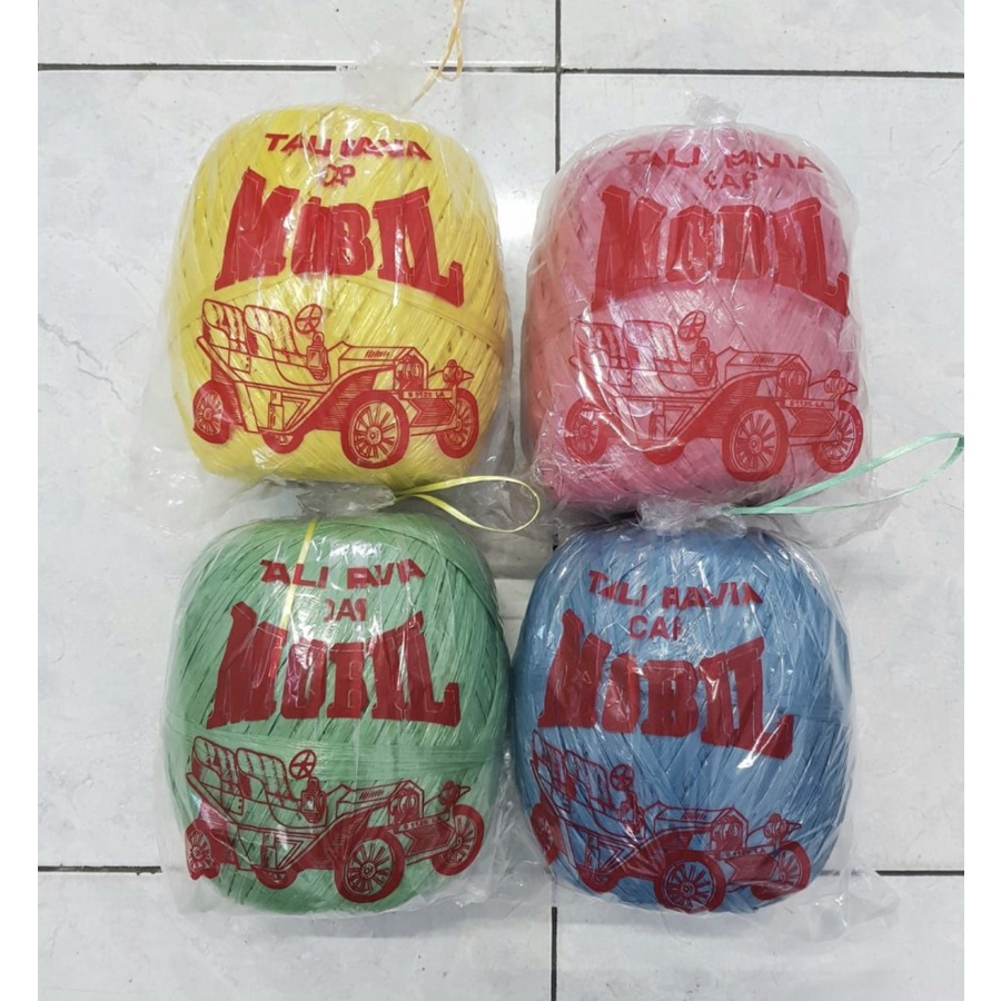 

Tali Plastik Rafia Warna / Tali Rafia / Tali Ravia barang