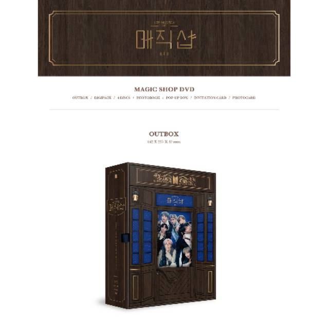 DP PO BTS - 2019 BTS 5TH MUSTER 'MAGIC SHOP' DVD
