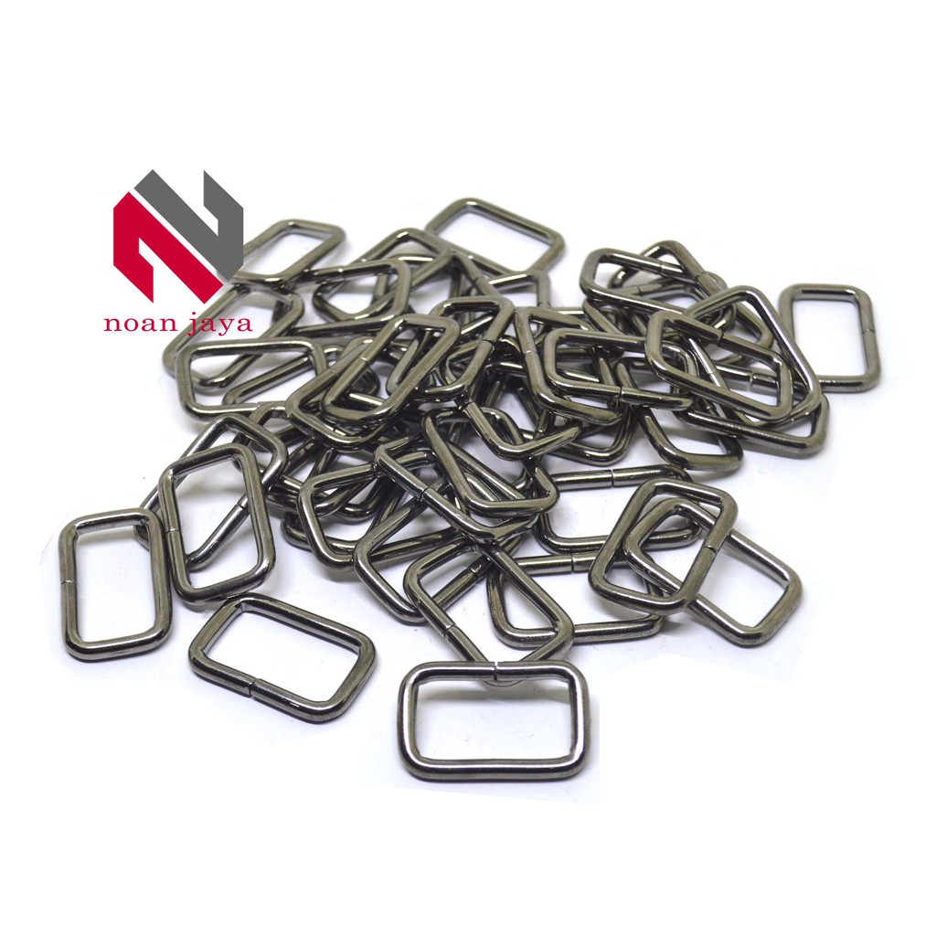 

RING KOTAK TAS UKURAN 2.5 CM PER 1 PCS WARNA BLACKNIKEL RK 25 BN