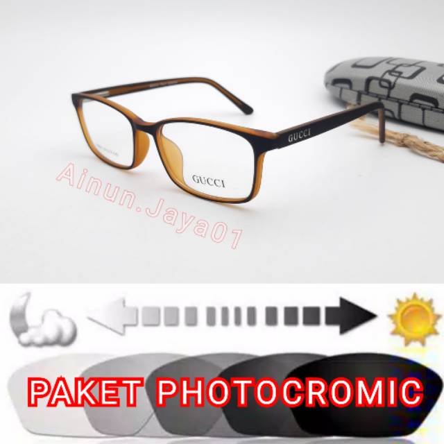 Kacamata minus kotak | kacamata Photocromic | kacamata wanita | kacamata pria