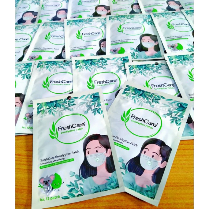 FreshCare Fresh Care Eucalyptus Patch Stiker Tempel untuk Tempelan Penyegar Aromatherapy Masker Hidu