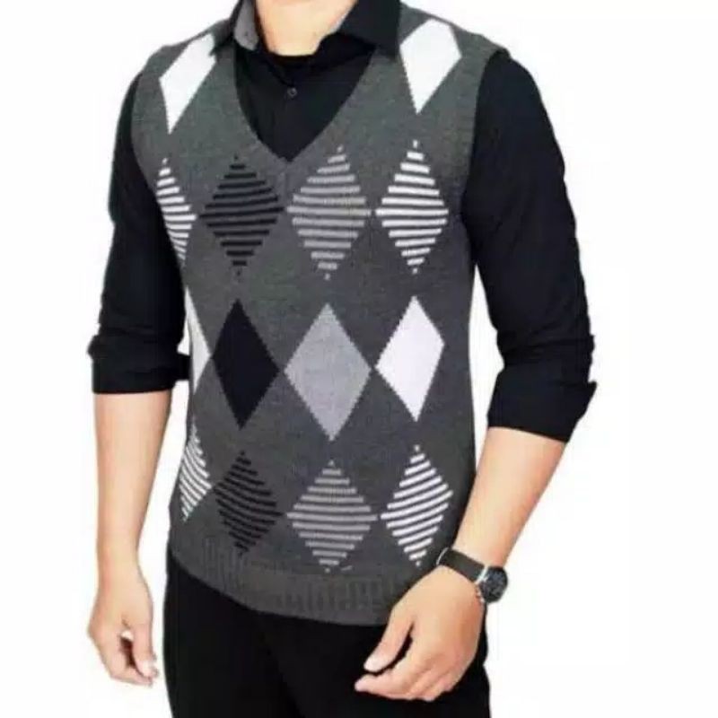 ROMPI RAJUT PRIA MOTIF