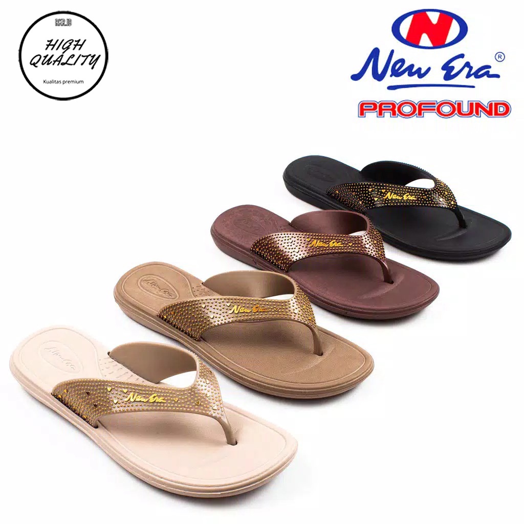 Sandal Japit Wanita  LB-CNC-508 Sandal New Era Karet Berkualitas 36-40 / Sandal Import