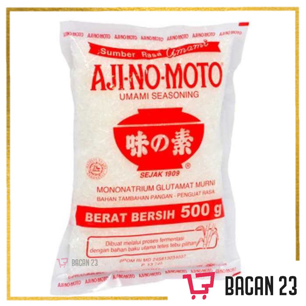 Ajinomoto Umami Seasoning (500gr) / Vitsin - Micin / Penyedap Masakan / Bacan 23 - Bacan23