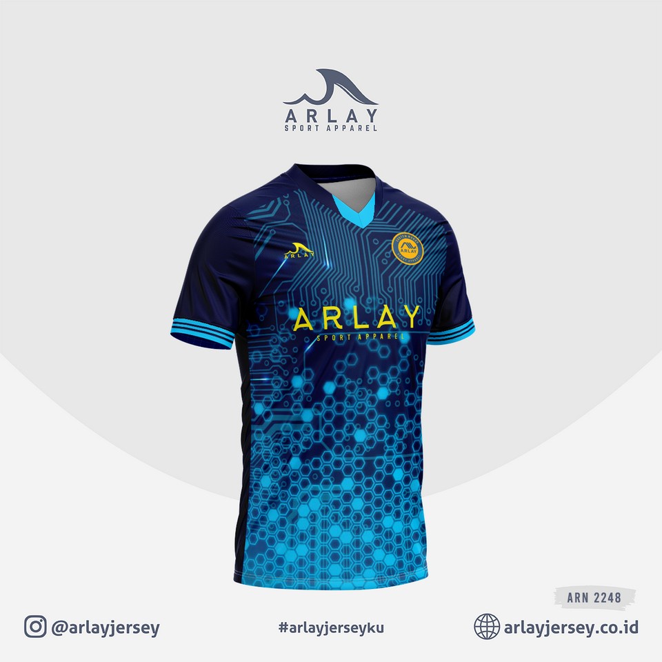 SETELAN ARLAY JERSEY FUTSAL CUSTOM - BISA SATUAN COD - FREE LOGO NAMA NOMOR PUNGGUNG FULL PRINTING M