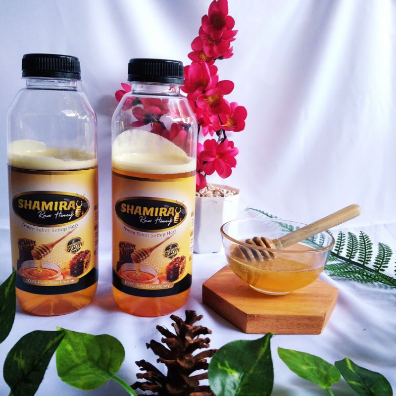 

Shamira raw honey 1 kg nektar akasia mangium / madu murni / madu asli / madu mentah