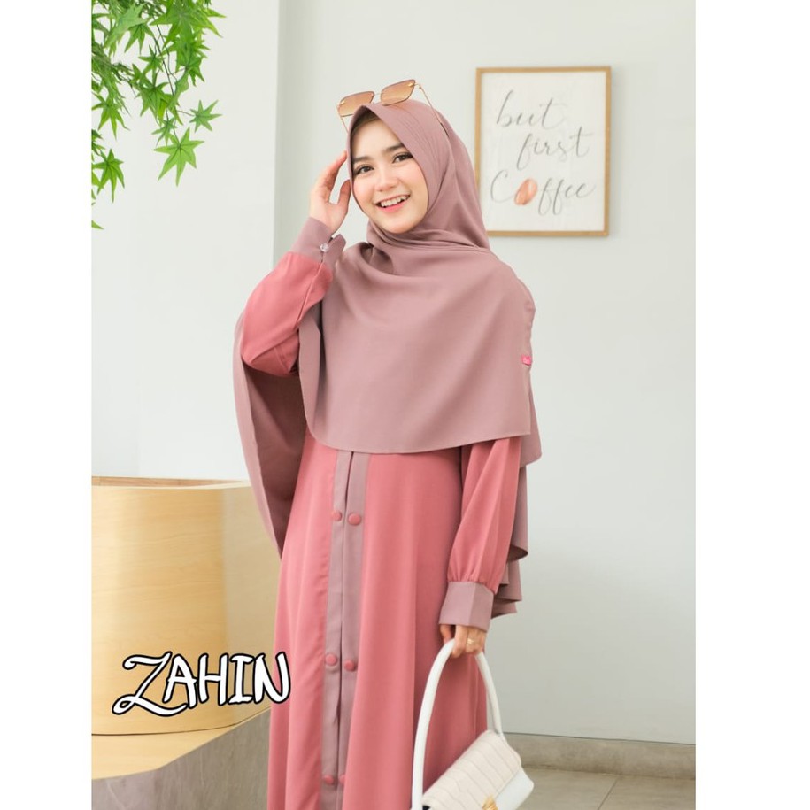 PM GAMIS SYARI SETT NABILA ITY CREPE WANITA TERBARU ORI ZAHIN